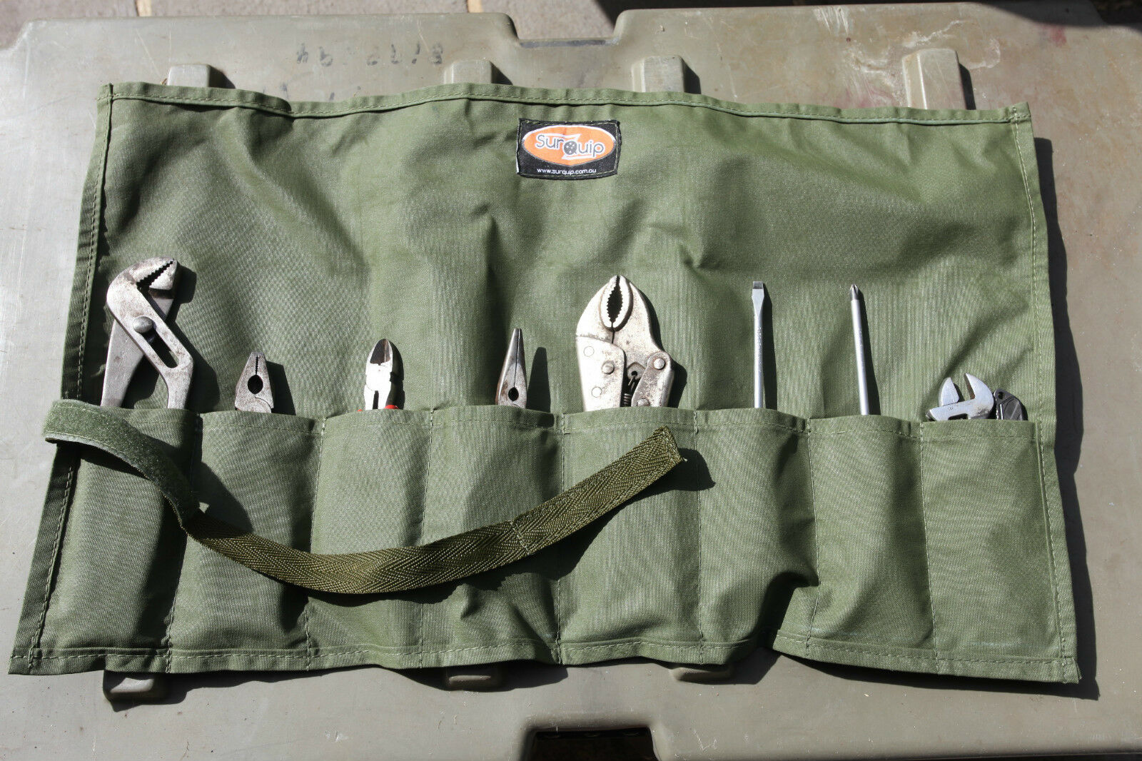 Canvas Tool Roll General Purpose 8 Pocket